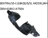 SENTRA/10-12(BASE/S/SL MODEL)RH OEM:63842-AT50A