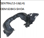 SENTRA/13-16(LH) OEM:63843-SHOA