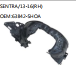 SENTRA/13-16(RH) OEM:63842-SHOA