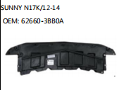 SUNNY N17K/12-14 OEM: 62660-3BB0A