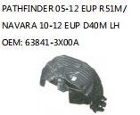 PATHFINDER 05-12 EUP R51M/NAVARA 10-12 EUP D40M LH OEM: 63841-3X00A