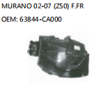 MURANO 02-07 (Z50) F.FR OEM: 63844-CA000