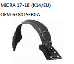 MICRA 17-18 (K14/EU) OEM:638415FB0A
