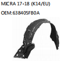 MICRA 17-18 (K14/EU) OEM:638405FB0A