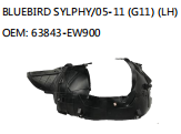 BLUEBIRD SYLPHY/05-11 (G11) (LH) OEM: 63843-EW900