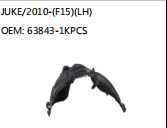 JUKE/2010-(F15)(LH) OEM: 63843-1KPCS
