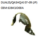 DUALIS/QASHQAI 07-09 (JP) OEM:63843JD00A