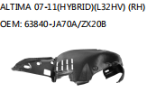 ALTIMA 07-11(HYBRID)(L32HV) (RH) OEM: 63840-JA70A/ZX20B
