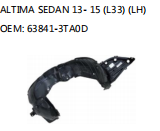 ALTIMA SEDAN 13- 15 (L33) (LH) OEM: 63841-3TA0D
