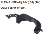 ALTIMA (SEDAN) 16- (L33) (RH) OEM: 63840-9HS0A
