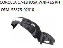 COROLLA 17-18 (USA)W/IF+ES RH OEM: 53875-02610