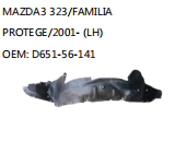 MAZDA3 323/FAMILIA PROTEGE/2001- (LH) OEM: D651-56-141