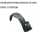 PAJERO/MONTERO/SHOGUN 07-(RH) OEM: 5370A536