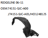 RIDGELINE 06-11 OEM:74151-SJC-A00 /74151-SJC-A01/HO1248125