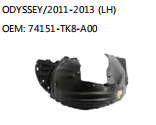 ODYSSEY/2011-2013 (LH) OEM: 74151-TK8-A00