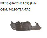 FIT 15-(HATCHBACK) (LH) OEM: 74150-T9A-TA0