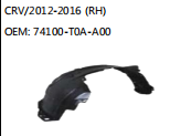 CRV/2012-2016 (RH) OEM: 74100-T0A-A00