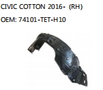 CIVIC COTTON 2016- (RH) OEM: 74101-TET-H10