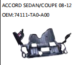ACCORD SEDAN/COUPE 08-12 OEM:74111-TA0-A00