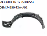 ACCORD 16-17 (SD/USA) OEM:74150-T2A-A01