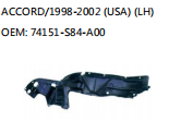ACCORD/1998-2002 (USA) (LH) OEM: 74151-S84-A00