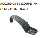 ACCORD 08-12 (COUPE) (RH) OEM: 74100-TE0-A01