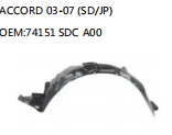 ACCORD 03-07 (SD/JP) OEM:74151 SDC A00
