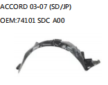 ACCORD 03-07 (SD/JP) OEM:74101 SDC A00