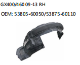 GX400/460 09-13 RH OEM: 53805-60050/53875-60110