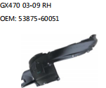 GX470 03-09 RH OEM: 53875-60051