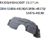 RX350/450H/200T 15-17 LH OEM:53806-48190/53896-48170/53876-48180