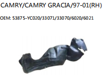 CAMRY/CAMRY GRACIA/97-01(RH) OEM: 53875-YC020/33071/33070/6020/6021
