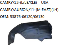 CAMRY/12-(L/LE/XLE) USA CAMRY/AURION/11-(M-EAST)(LH) OEM: 53876-06120/06130