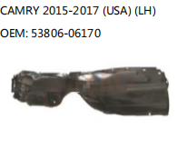 CAMRY 2015-2017 (USA) (LH) OEM: 53806-06170