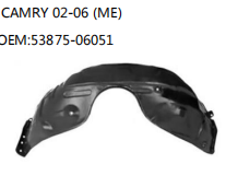 CAMRY 02-06 (ME) OEM:53875-06051