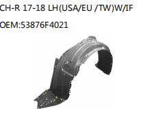 CH-R 17-18 LH(USA/EU /TW)W/IF OEM:53876F4021