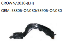 CROWN/2010-(LH) OEM: 53806-ON030/53906-ON030