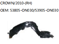 CROWN/2010-(RH) OEM: 53805-ON030/53905-ON030