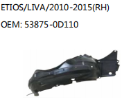 ETIOS/LIVA/2010-2015(RH) OEM: 53875-0D110
