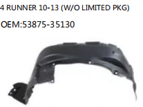 4 RUNNER 10-13 (W/O LIMITED PKG) OEM:53875-35130