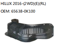 HILUX 2016-(2WD)(E)(RL) OEM: 65638-0K100