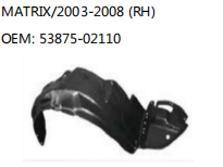 MATRIX/2003-2008 (RH) OEM: 53875-02110