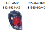 TALL LAMP 312-1924-AS OEM:81550-48020 81560-30A40