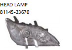 HEAD LAMP OEM:81145-33670