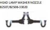 HEAD LAMP WASHER NOZZLE OEM: 82501/82508-33020