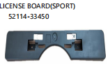 LICENSE  BOARD（SPORT) OEM:52114-33450