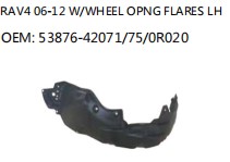 RAV4 06-12 W/WHEEL OPNG FLARES LH OEM: 53876-42071/75/0R020