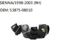 SIENNA/1998-2003 (RH) OEM: 53875-08010