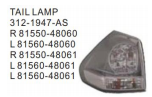 TALL LAMP 312-1947-AS OEM:R 81550-48060 L 81560-48060 R 81550-48061 L 81560-48061
