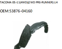 TACOMA 05-11(4WD)(2WD PRE-RUNNER) LH OEM:53876-04160